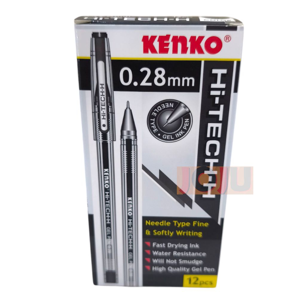 

Bolpen Hitech Kenko 0.28 tinta Hitam (Lusin)