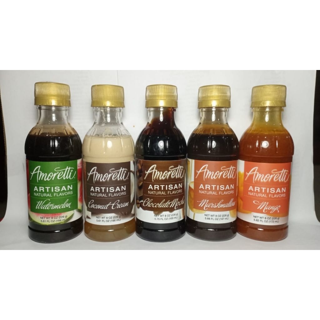 

Amoretti Natural Flavour Mango, Marshmellow, Watermelon, Coconut Cream, Chocolate Mocca