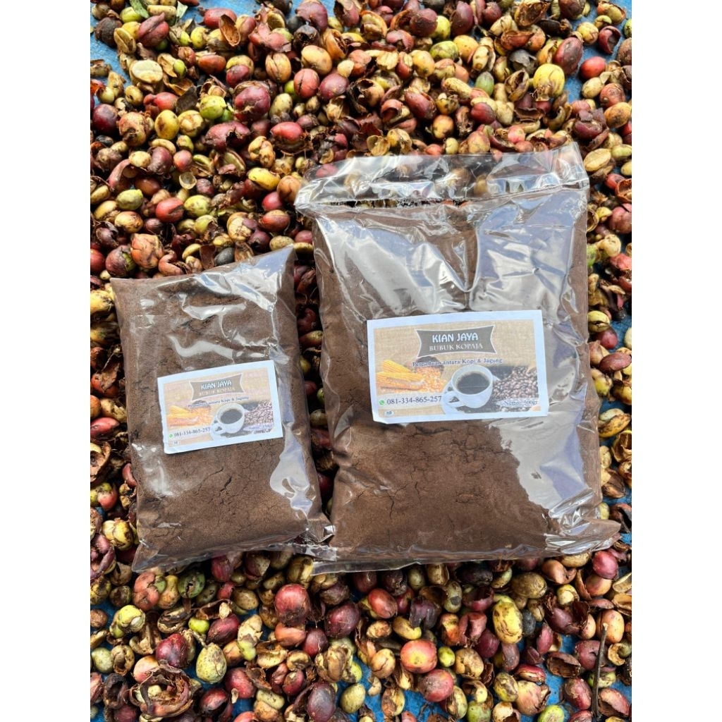 

Kopi Bubuk Andalan Kian Jaya 150-500gr Bubuk Kopi Campuran Jagung Recommended