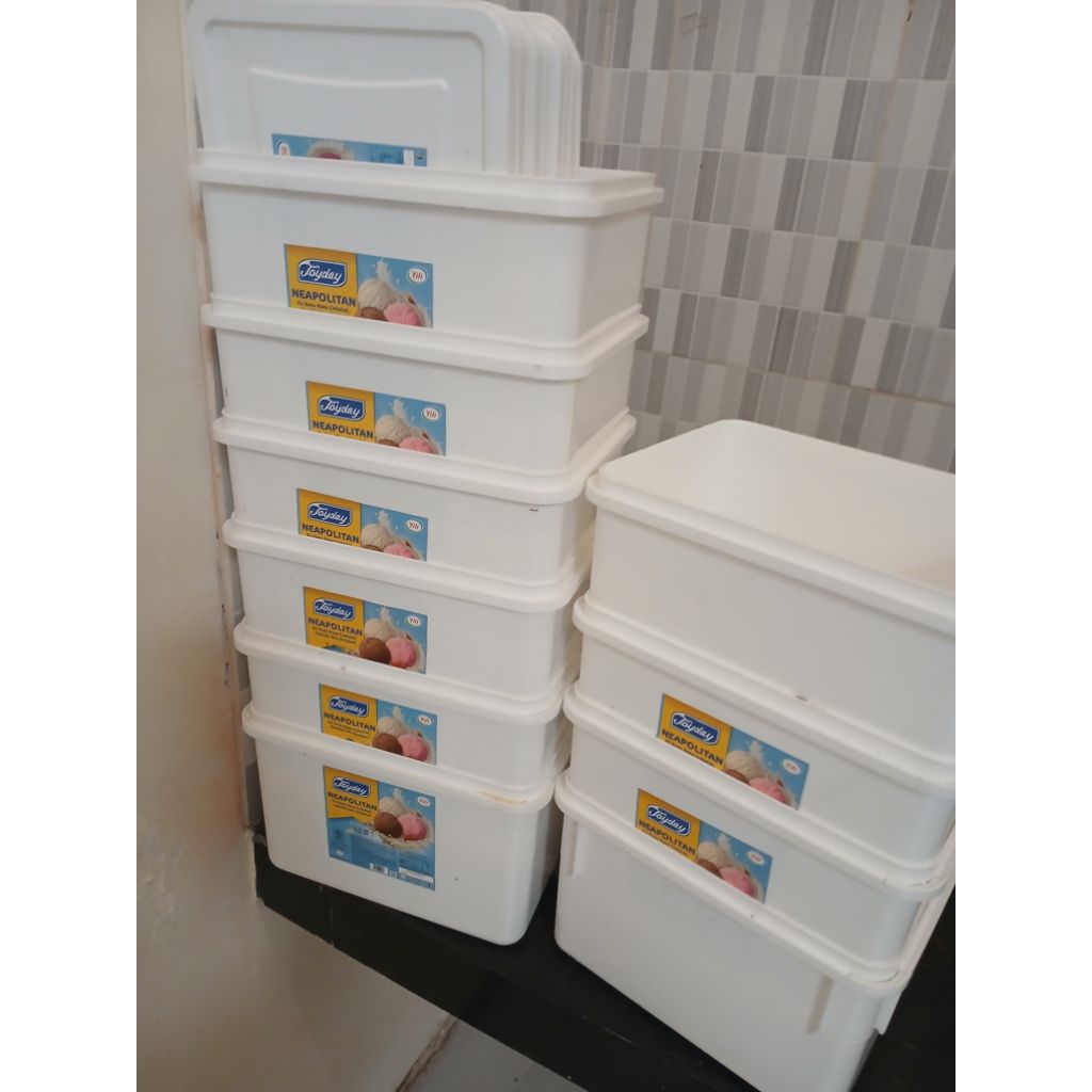 Box Es Krim 8 liter - 10pcs - bekas es krim