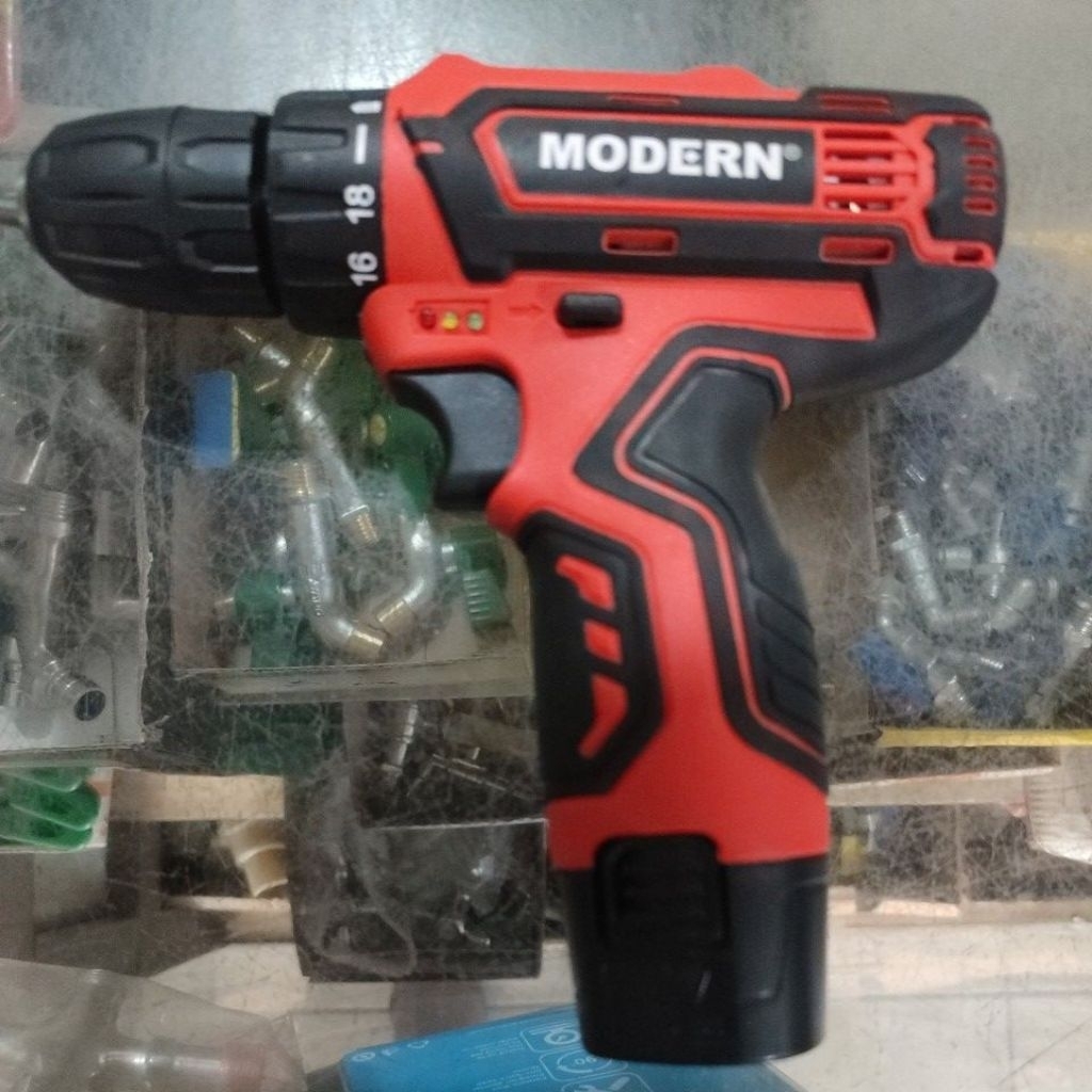 hand drill handdrill bor cas baterai merk modern