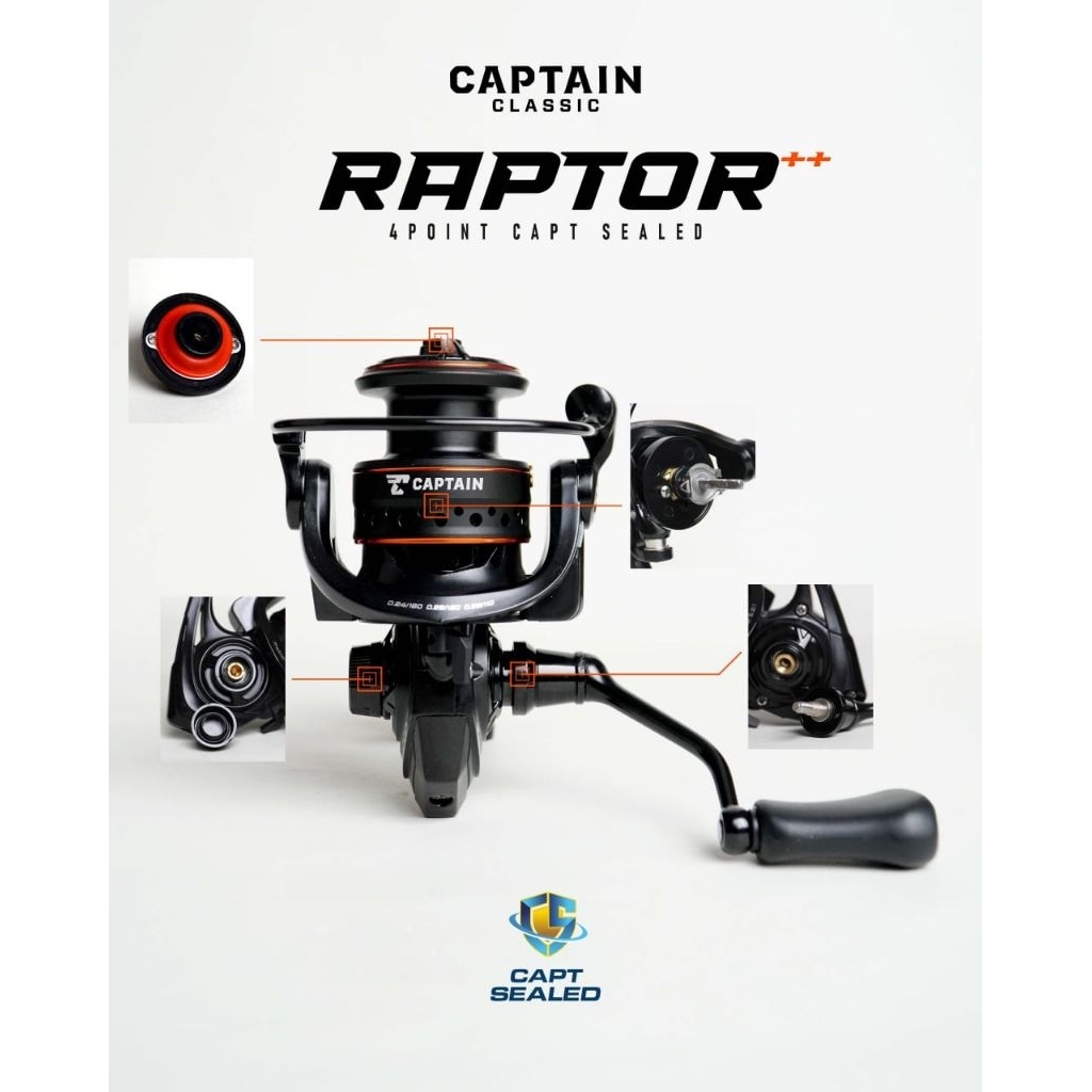 Reel Captain Raptor
