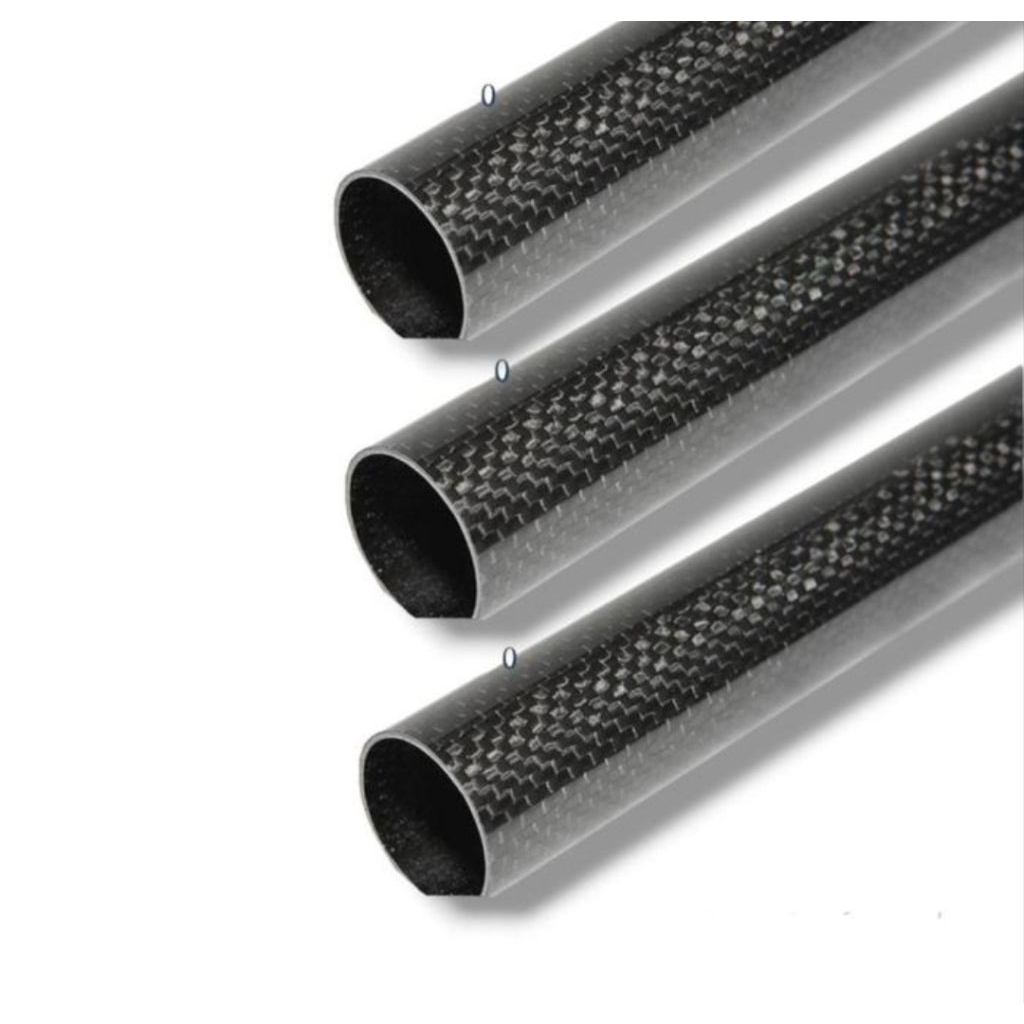 Pipa carbon 24mm x 22mm 50cm / 100cm Carbon fiber 3K pipa karbon holo