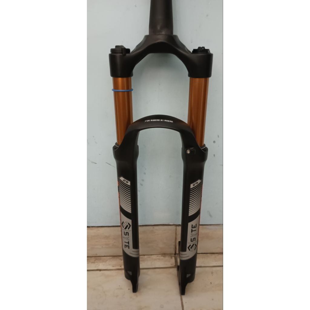 fork 29 syte metal matrik 29er tapper air/angin qr travel 120mm stantion 32mm dg lockout