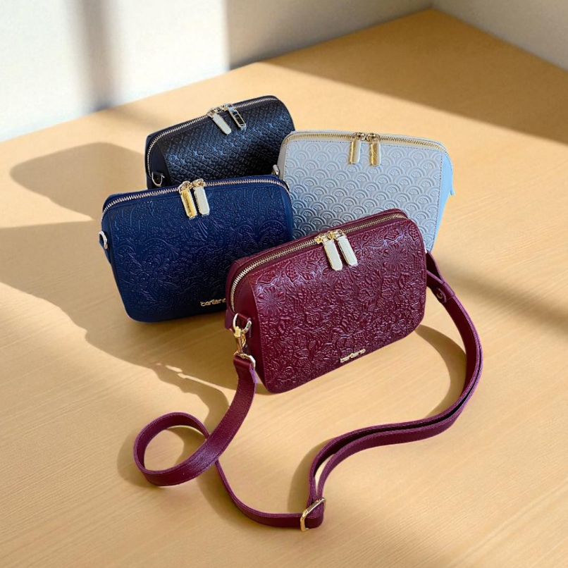 Nirwana Pouch | Tas Kulit Wanita | GOLD SHINY | Berliano