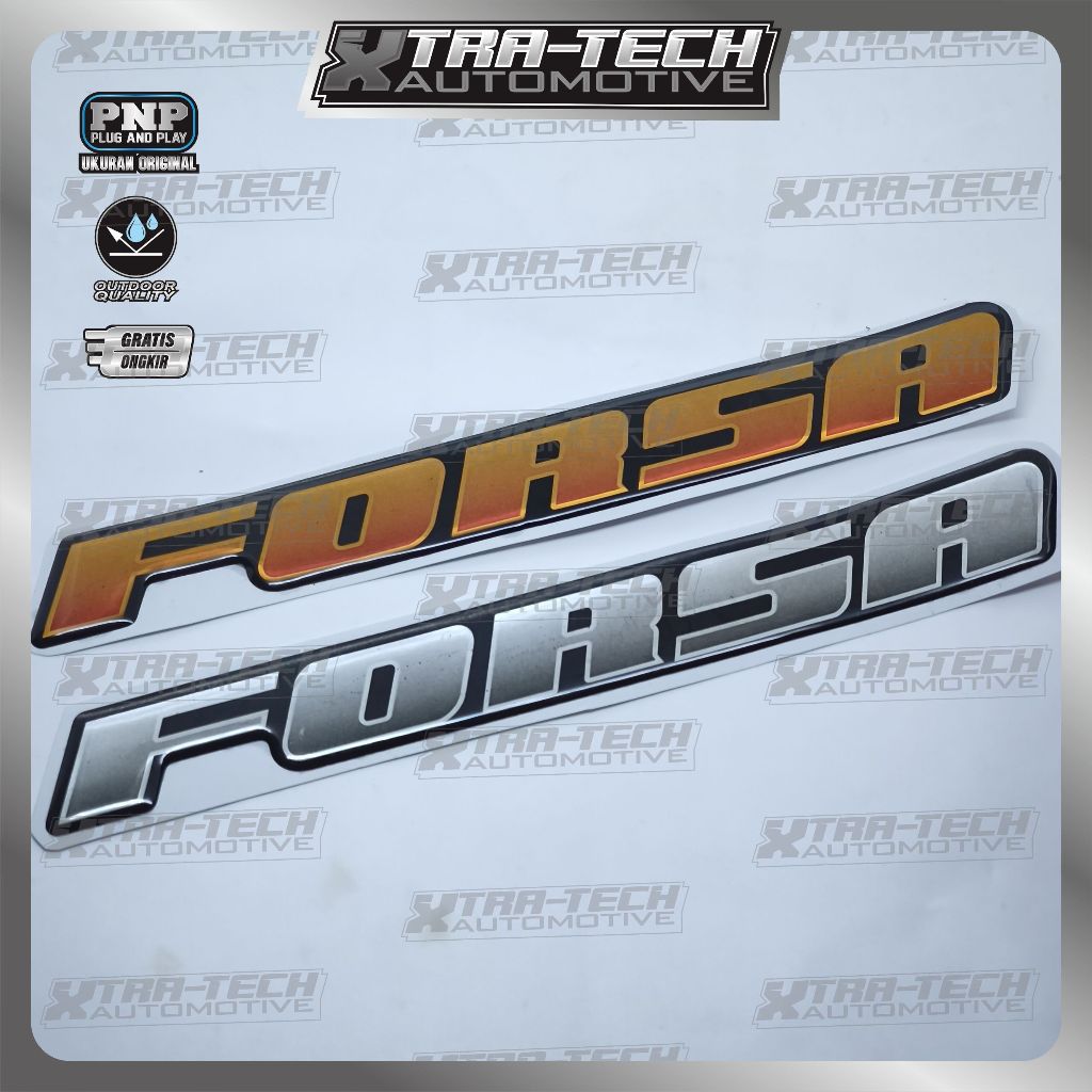emblem timbul suzuki forsa / emblem bagasi suzuki forsa