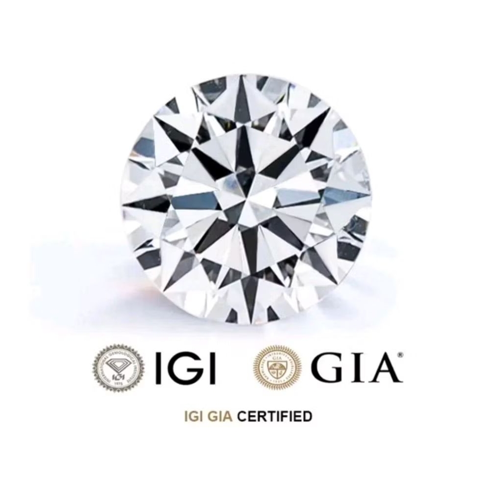 IGI GIA Lab Grown Diamond Berlian Asli bukan Moissanite Zirconia 2 carat