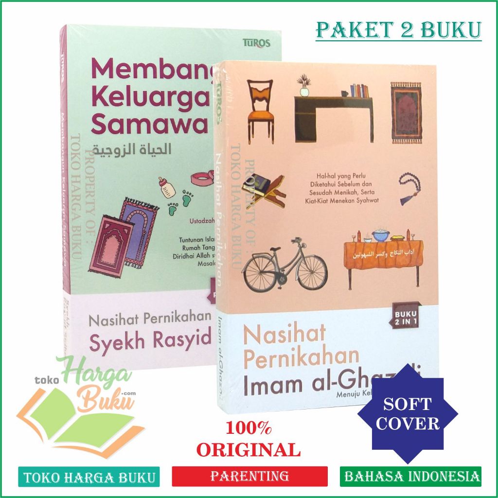 Paket 2 Buku Membangun Keluarga Samawa dan Nasihat Pernikahan Tuntunan Membina Rumah Tangga TUROS