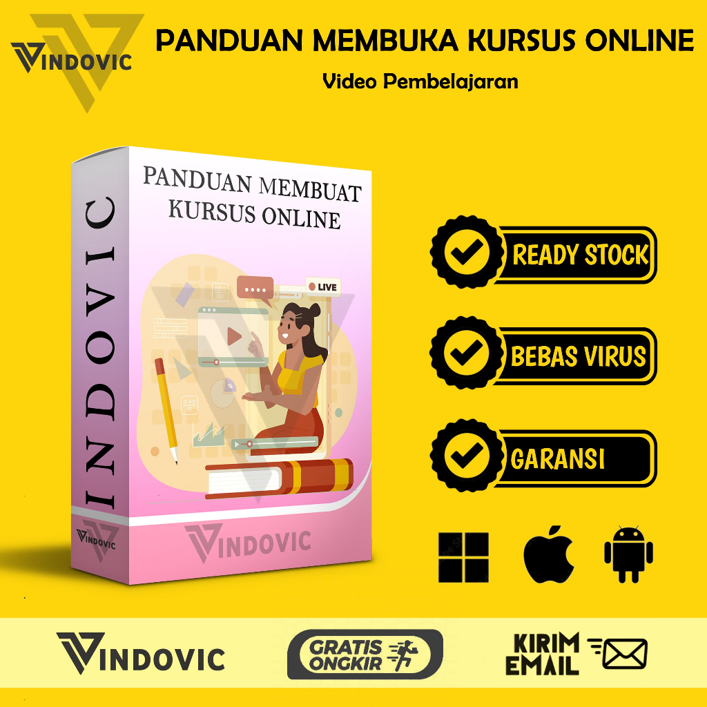 [T0037] PANDUAN MEMBUAT KURSUS ONLINE AGAR SUKSES