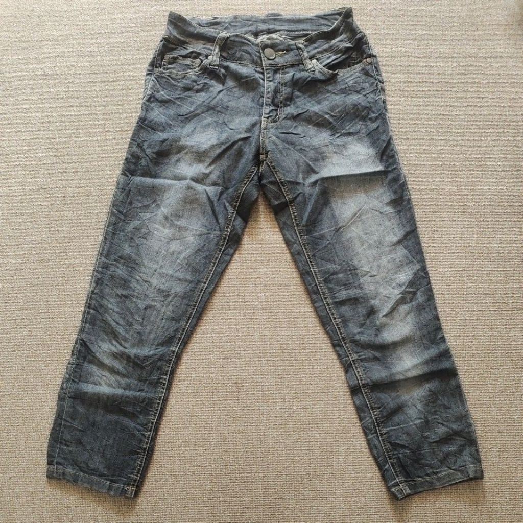 CELANA JEANS 7/8 SECOND kode 0039