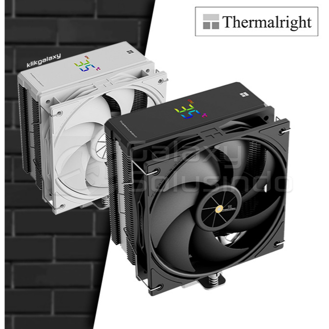 THERMALRIGHT Assassin X 120 R Digital CPU Cooler - Black / White