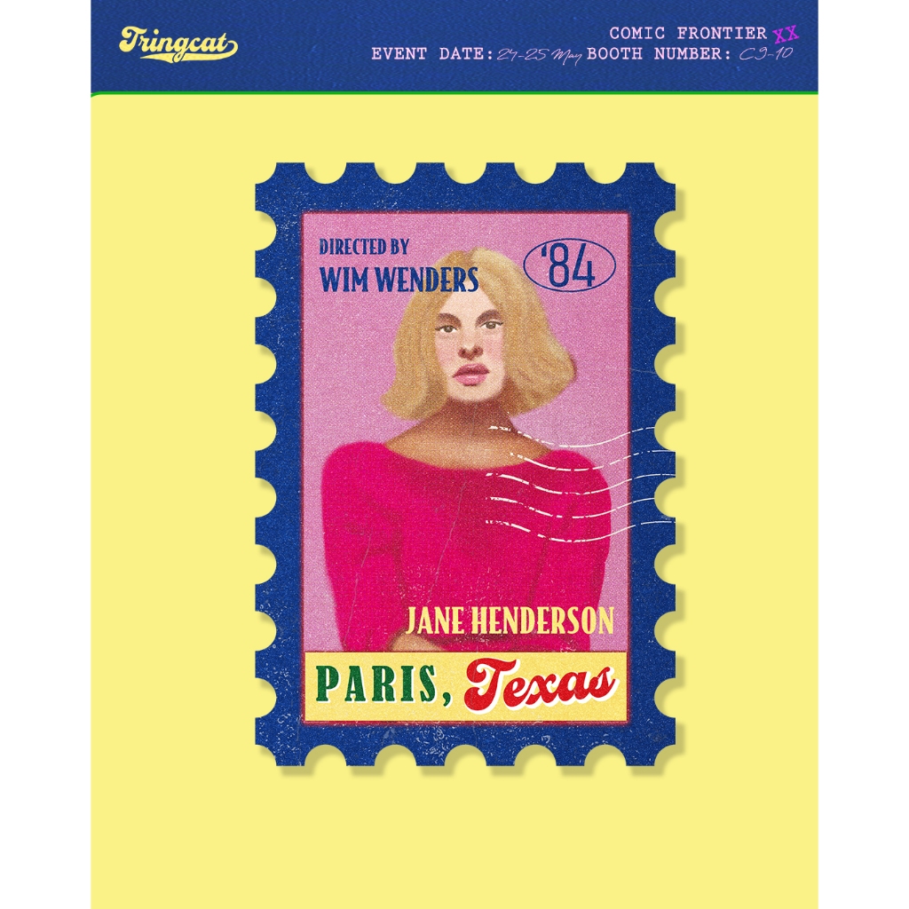 

Sticker Film Paris, Texas / Decorative Sticker / Sticker HP / Laptop