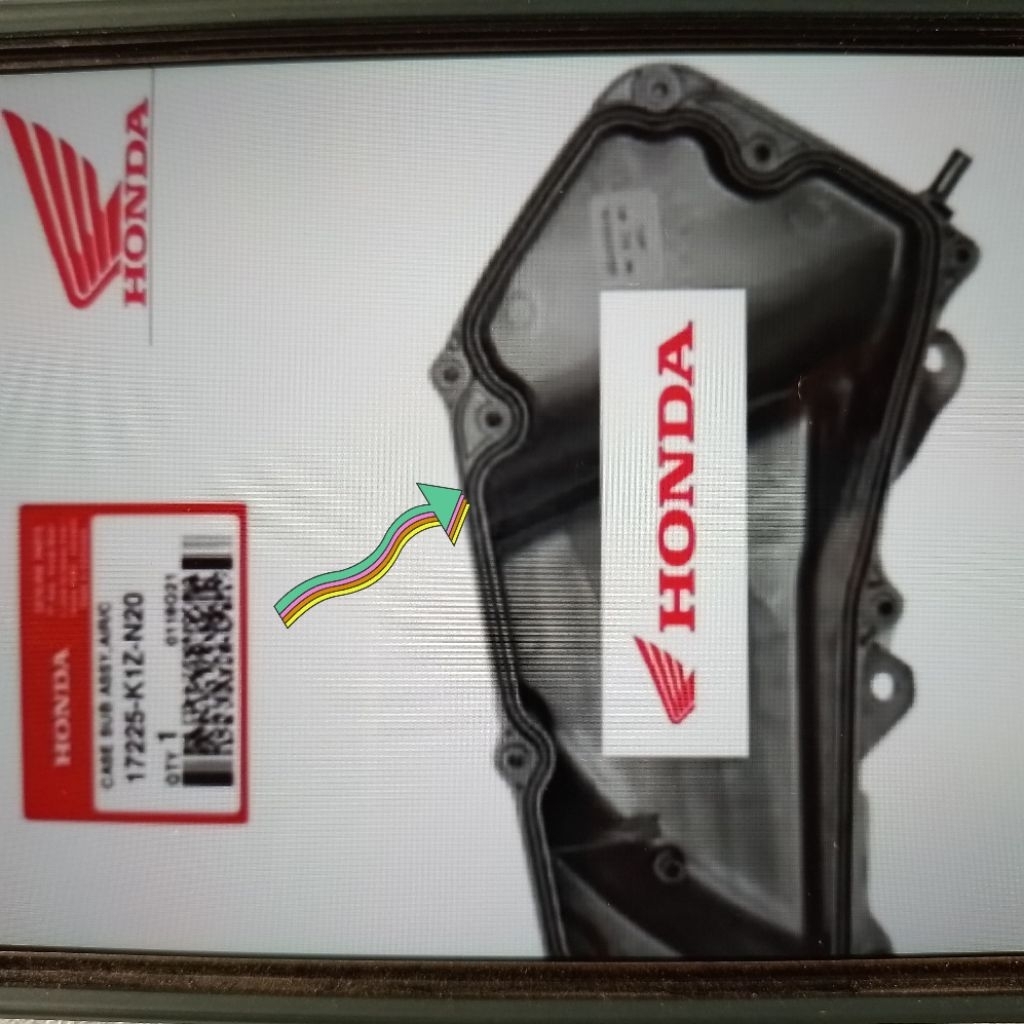 oring seal tutup box filter udara pcx 160 K1Z ADV VARIO 160