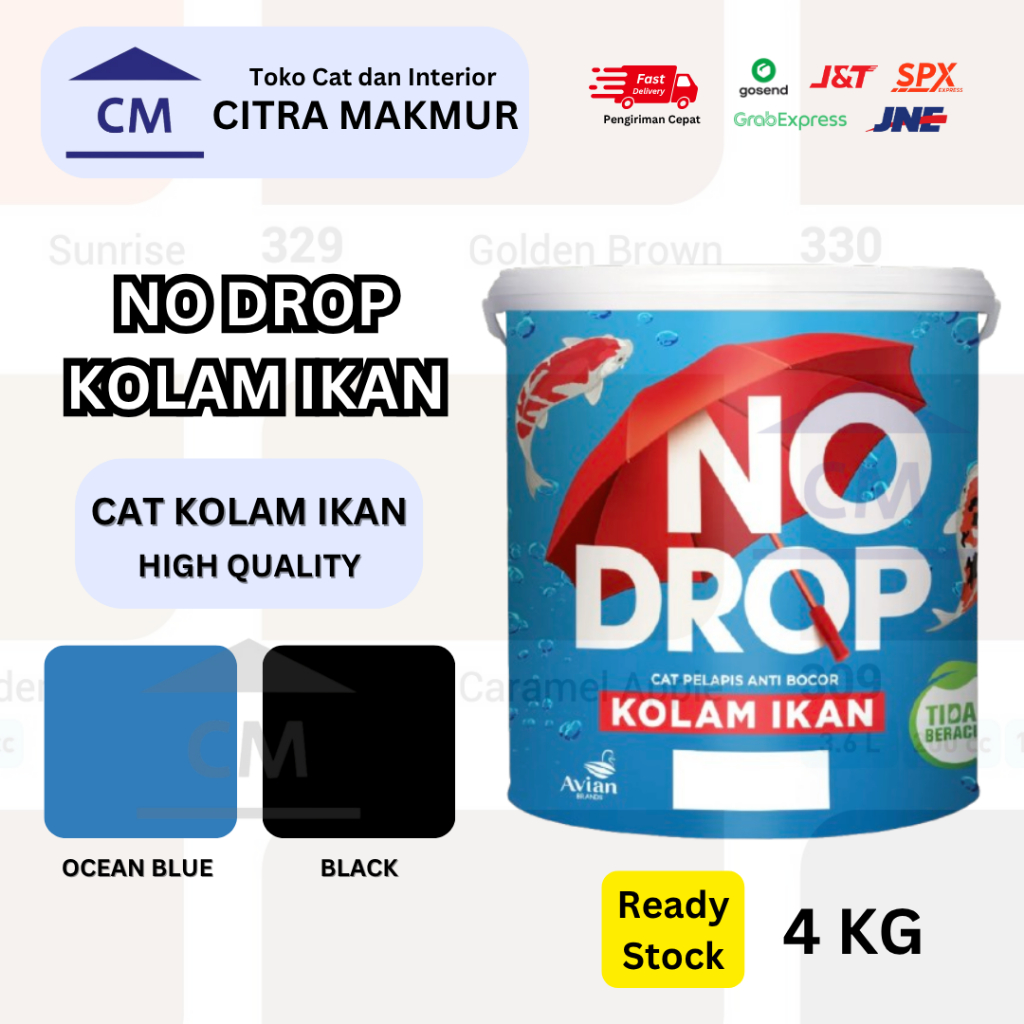 NO DROP KOLAM IKAN - 4 KG ( CAT KOLAM IKAN AVIAN NO DROP )