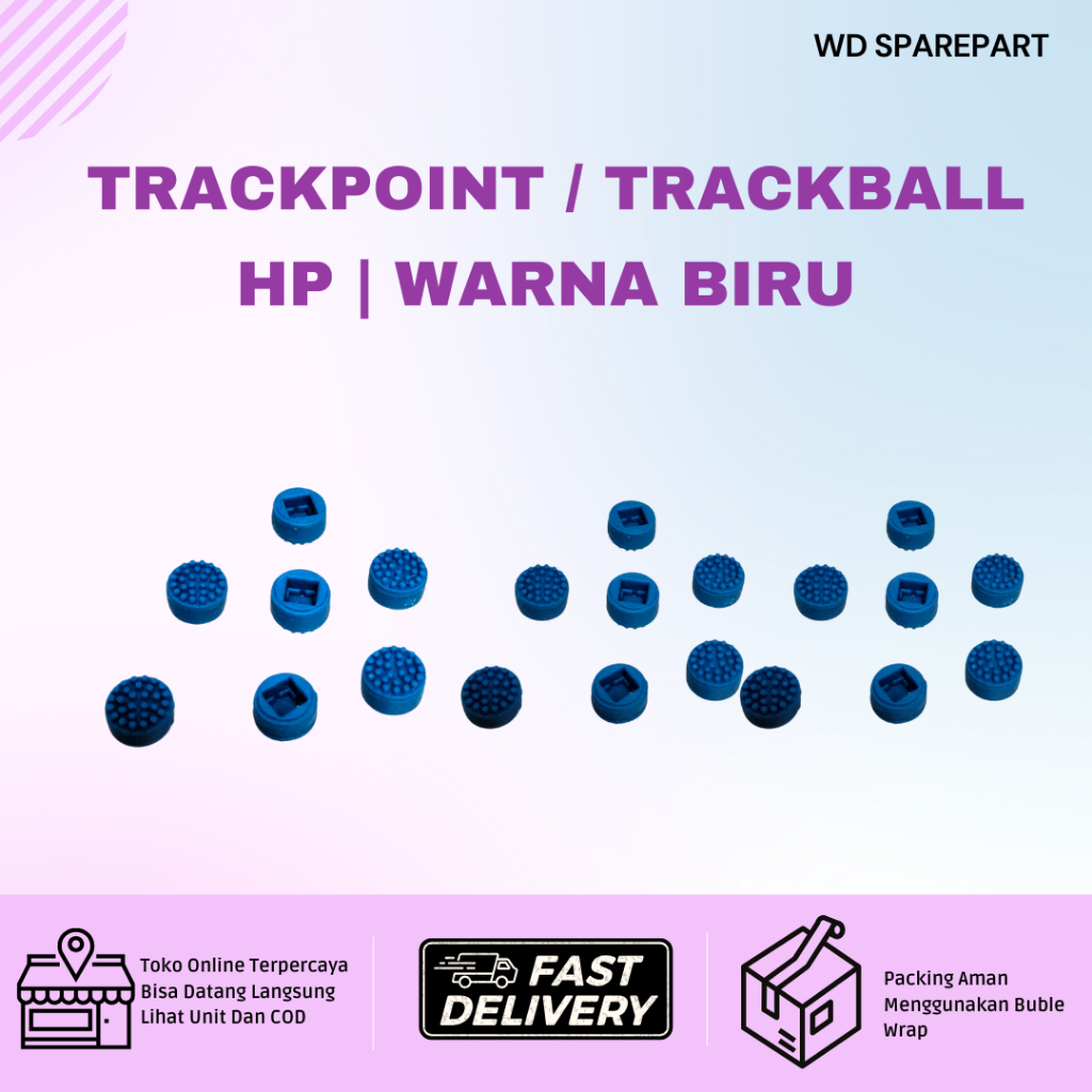 Ready Trackpoint Trackball Laptop HP Tombol Keyboard | Warna Biru