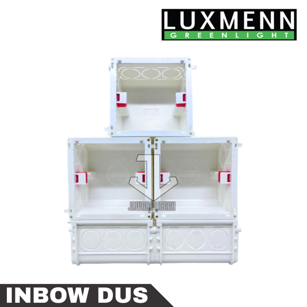 LUXMENN RUMAH STOP KONTAK SAKLAR TANAM INBOW DUS PUTIH INBOW