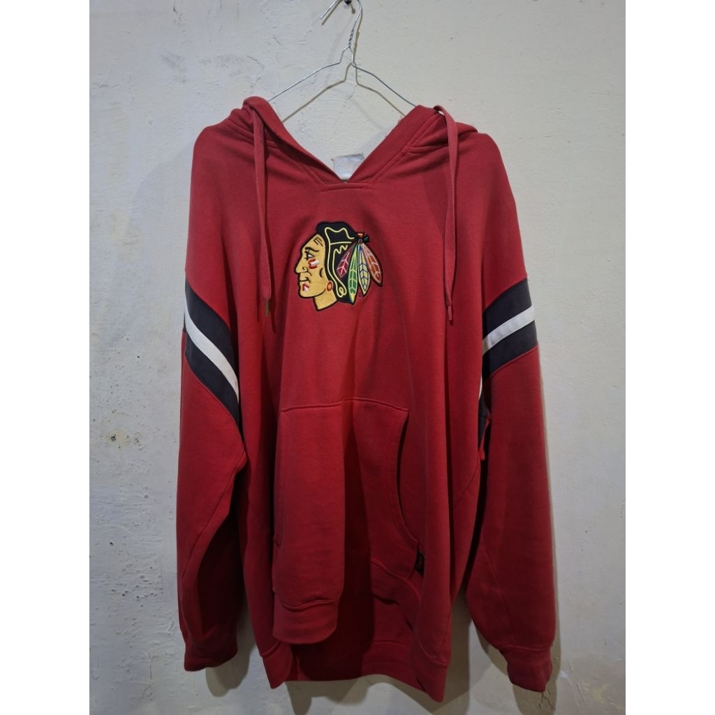 Pullover Hoodie Majestic NHL Chicago Blackhawks Second