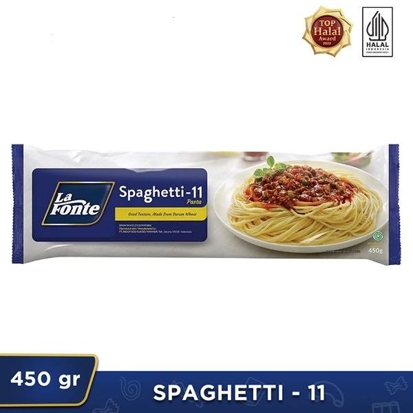 

LA FONTE SPAGHETTI-11 450GR PASTA NOODLE HALAL