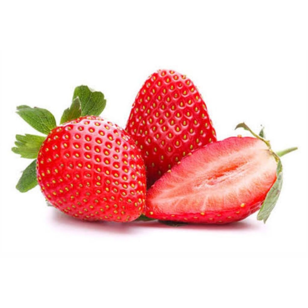 

buah strawberry kemasan 250 gram