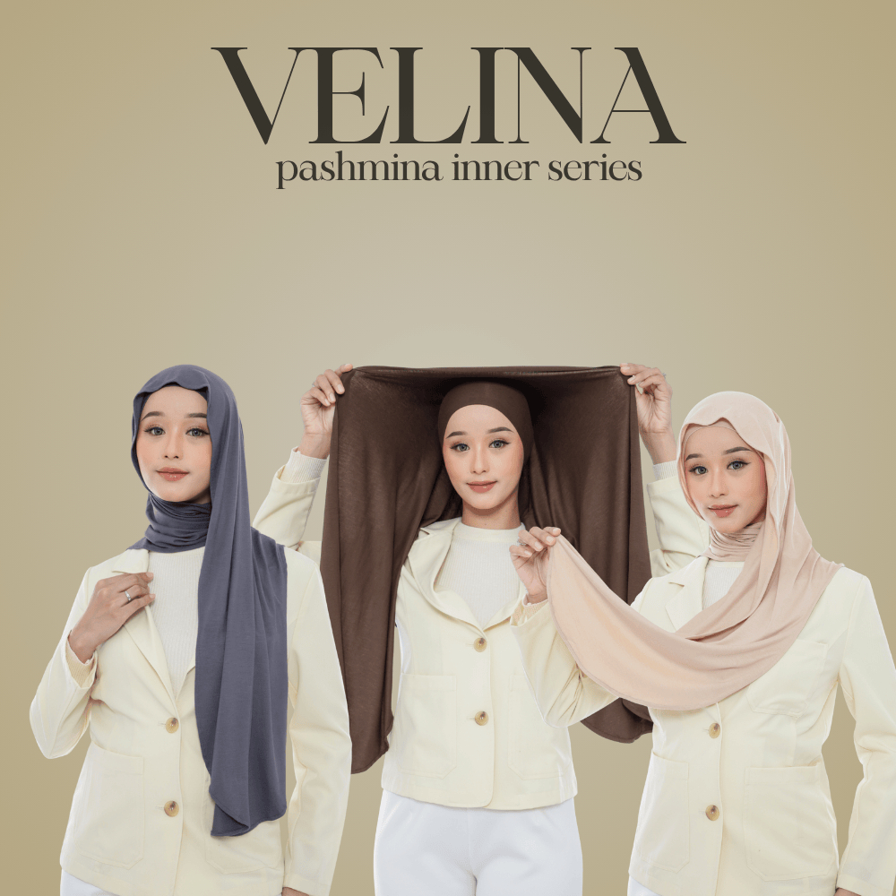 Eleven Labs Velina Pashmina inner TENCEL™ Modal | Pashmina 2in1 TENCEL™ | Pashmina Instant Premium