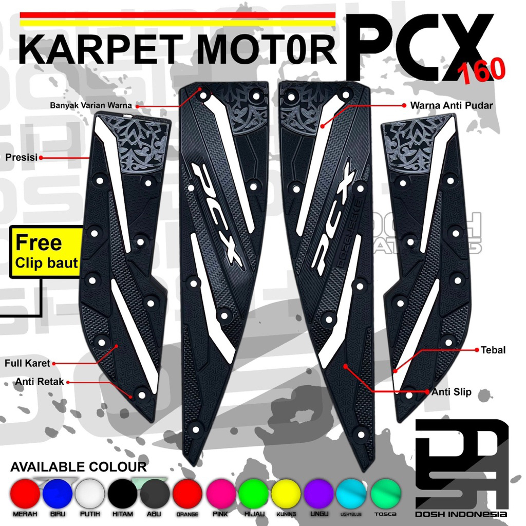 Karpet motor pcx 160,karpet motor pcx 160 abs 2025, karpet motor pcx fullset