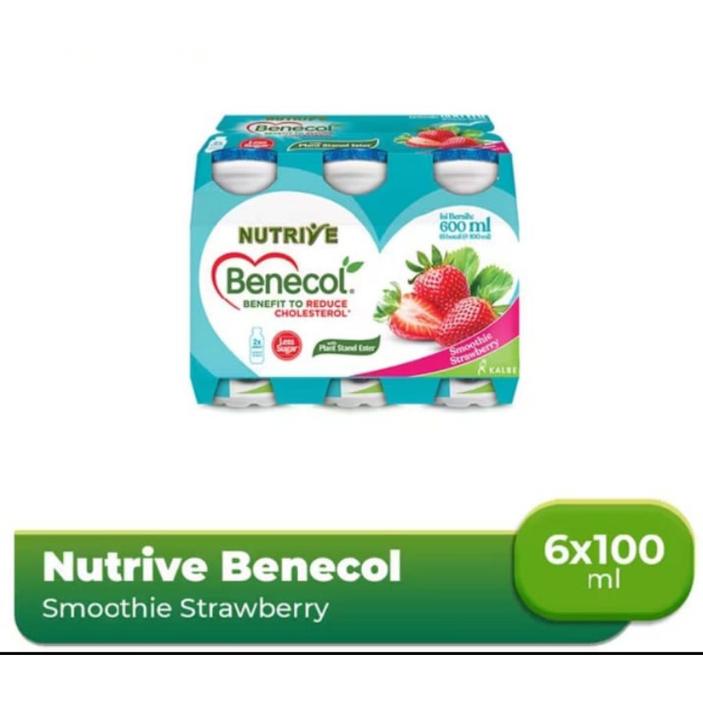 

(paket 6 botol) Nutrive Benecol Penurun Kolesterol Lychee 100ml