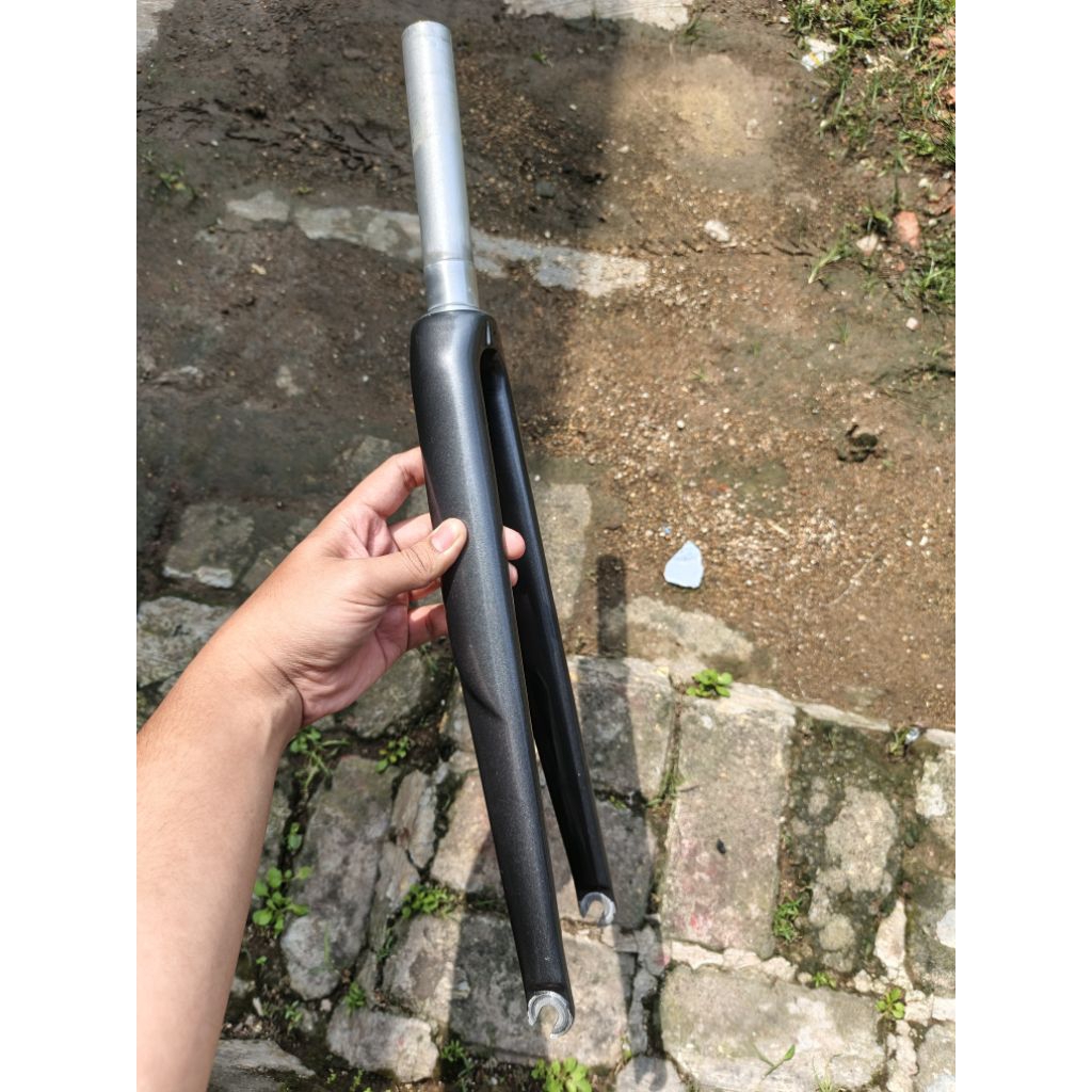 Fork Alpina Original copotan leader kagero No Brake Hole st 16cm second