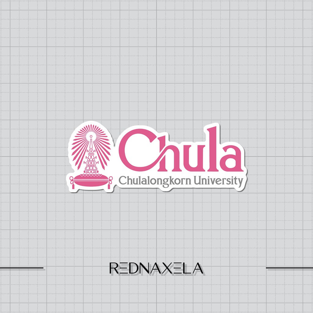 

Stiker Vinyl Chulalongkorn University Logo #1 Stiker Laptop High Quality Waterproof Sticker