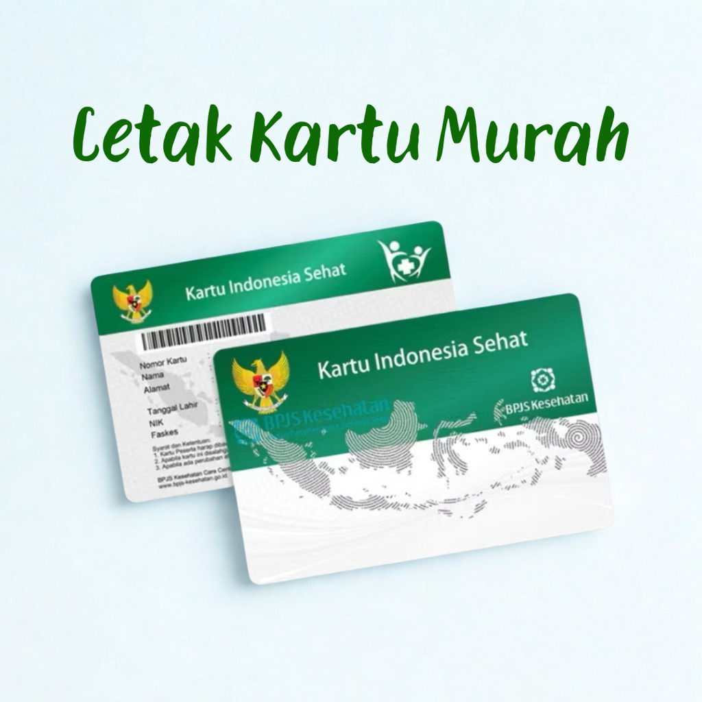 

ID CARD Premium Custom Satuan Bahan PVC Inkjet