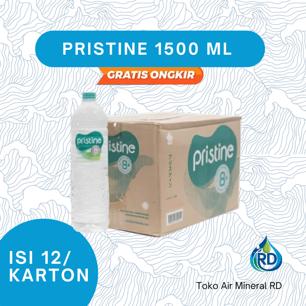

RD - Pristine Botol 1500 ML 1 Dus - Isi 12 x 1500 ML - Air Minum Mineral Botol
