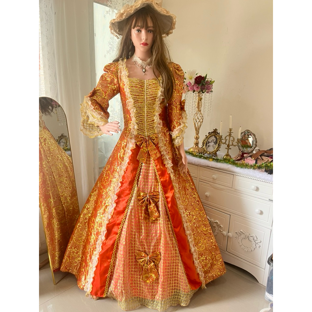 gaun noni belanda vintage kostum karnaval ready maskot horeg