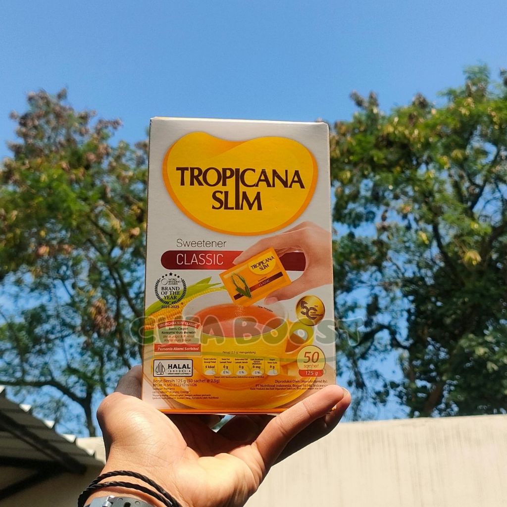 

Tropicana Slim Sweetener Classic 50 Sachet - Pemanis untuk Bantu Batasi Gula