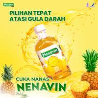 

NENAVIN Cuka Nanas Alami Original BPOM Halal Bebas Gula 300 ML Putih Botol Bottle vinegar