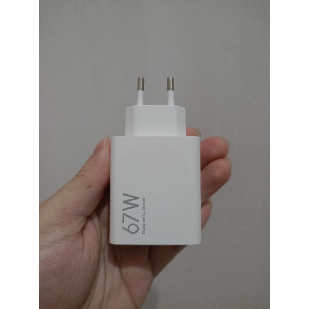 kepala adaptor charger casan xiaomi 67 watt ori
