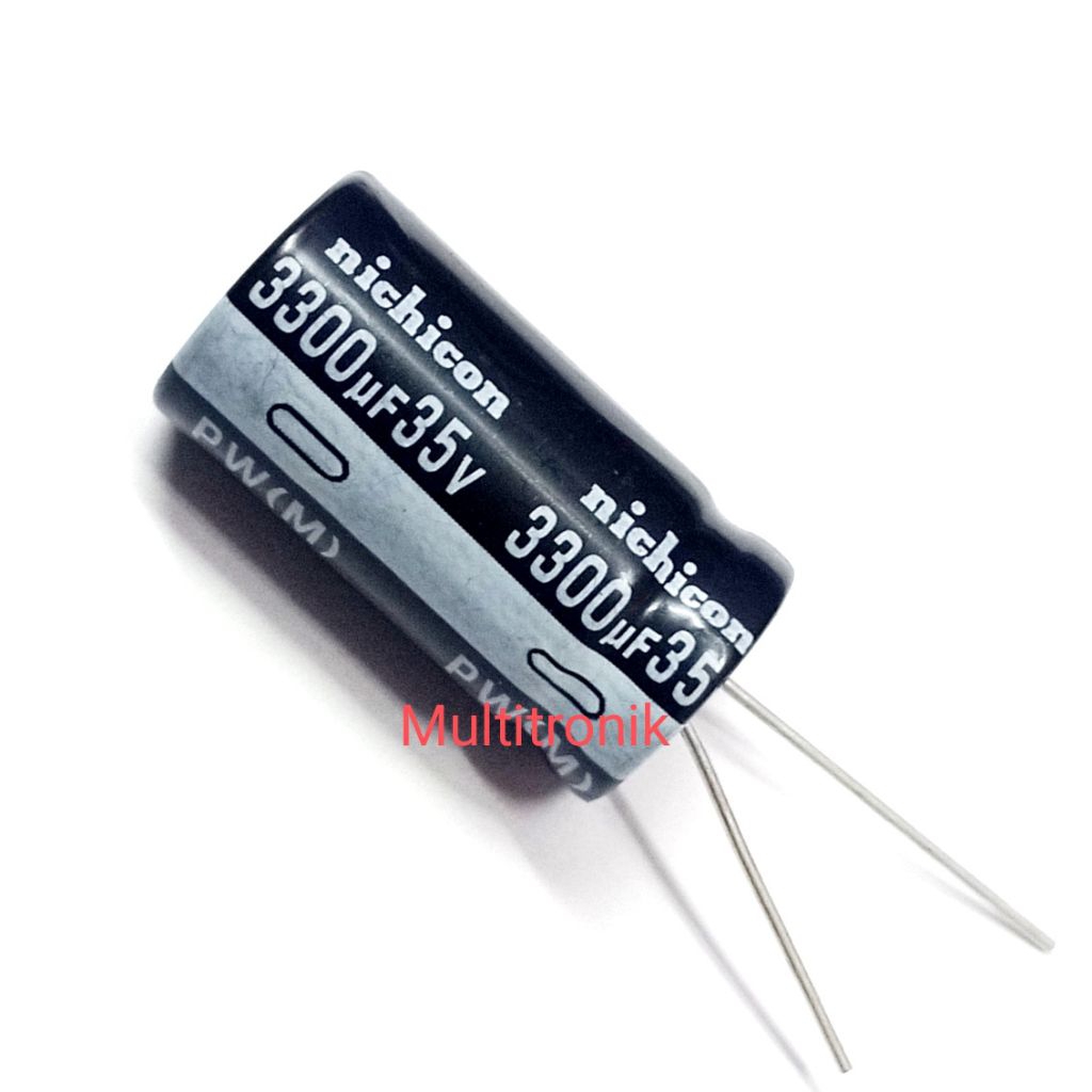 Nichicon 3300uf 35Volt elco nichicon 3300uf 35Volt