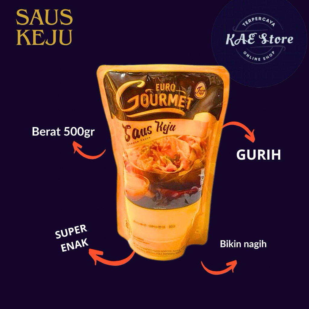 

Euro Gourmet Saus Keju 500gr