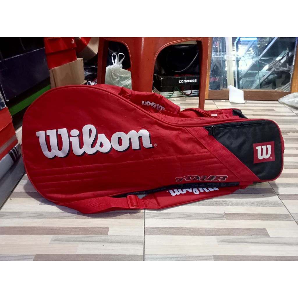 TAS RAKET TENIS/BADMINTON WILSON TOUR RED ORIGINAL SECOND