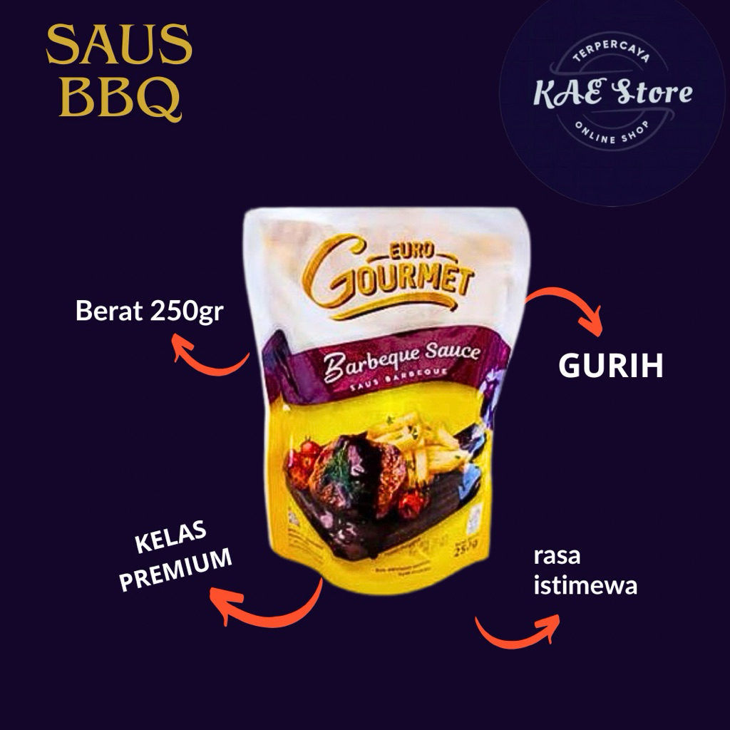

Euro Gourmet Saus Barbeque 250gr