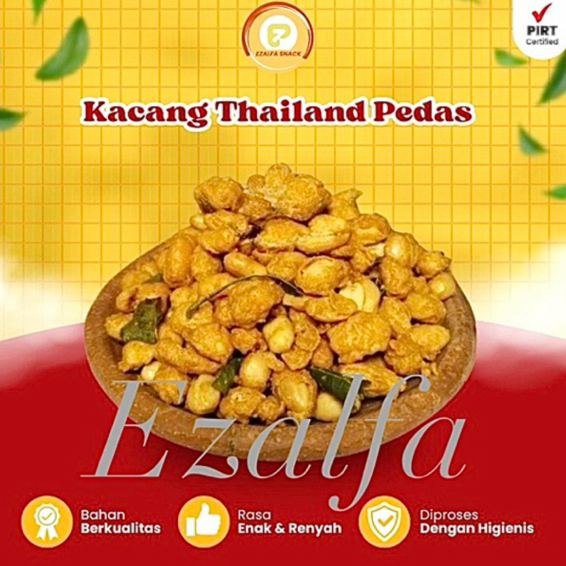 

Kacang Thailand Pedas Daun Jeruk. Kacang Bali Pedas. Camilan Snack Kacang Tanah