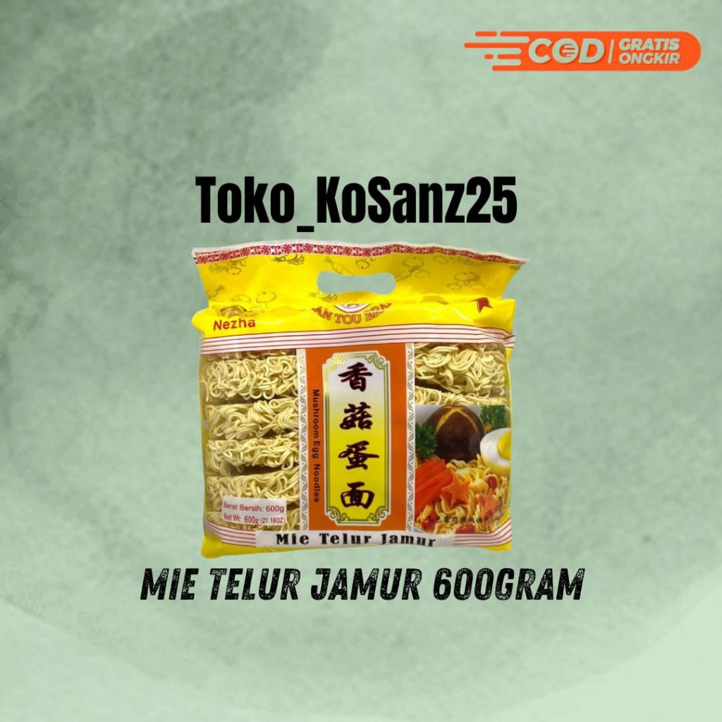 

Mie Telur Jamur Xian Tou Brand Nezha / Mushroom Egg Noodles