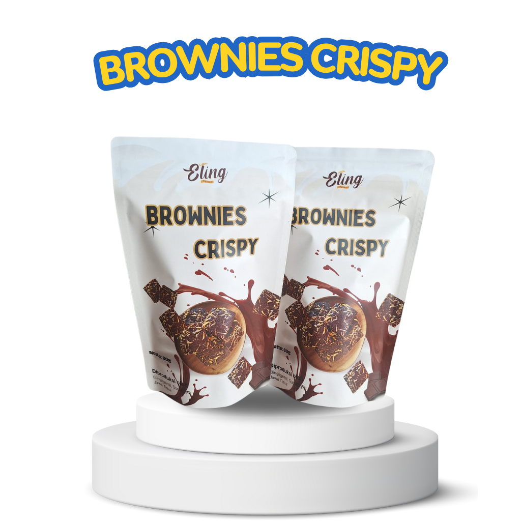 

Brownies Kering Brownies Coklat Keju Brownchip Enak Murah Renyah Crispy Coklat Dark ElingNgemil