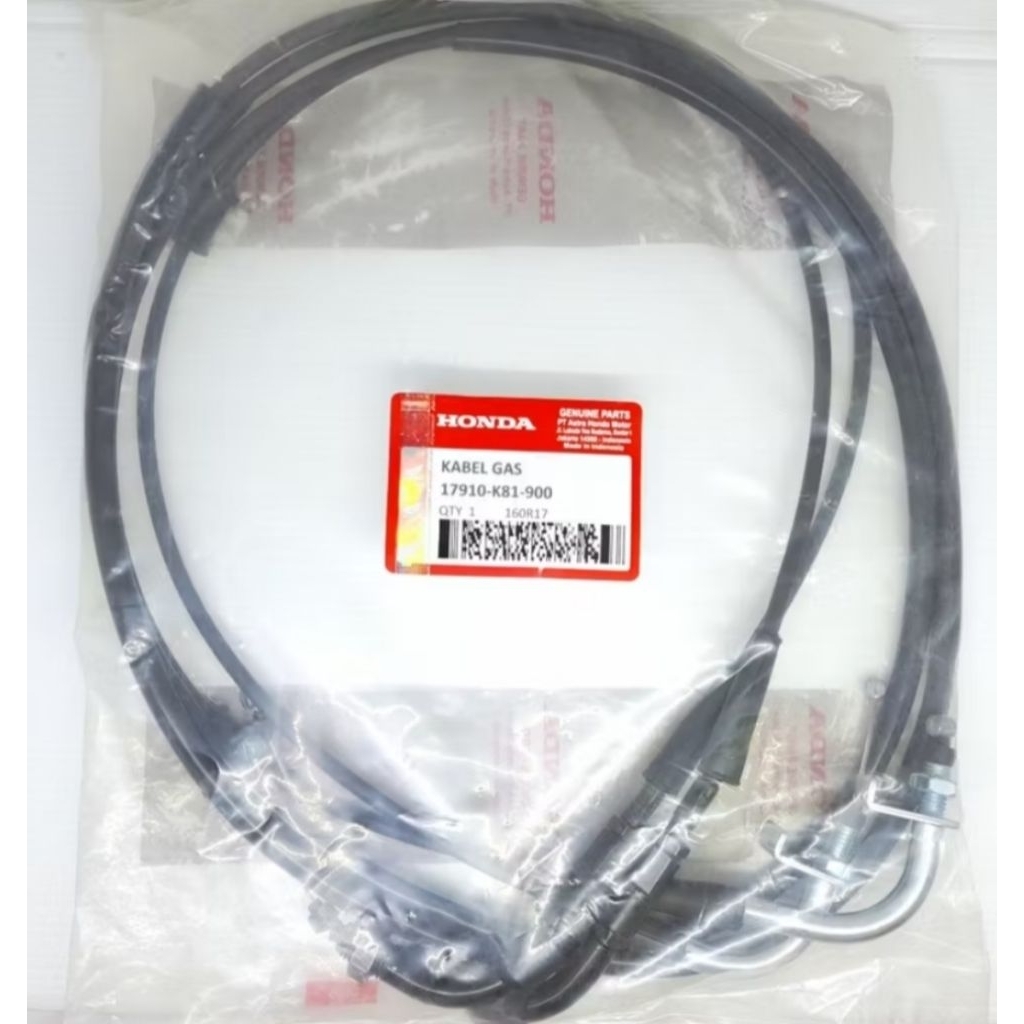 KABEL GAS MOTOR BEAT ESP/BEAT POP/BEAT STREET 2017/SCOOPY ESP HONDA KODE K81