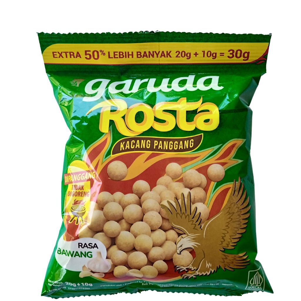 

Garuda Rosta Kacang Panggang Rasa Bawang 30g