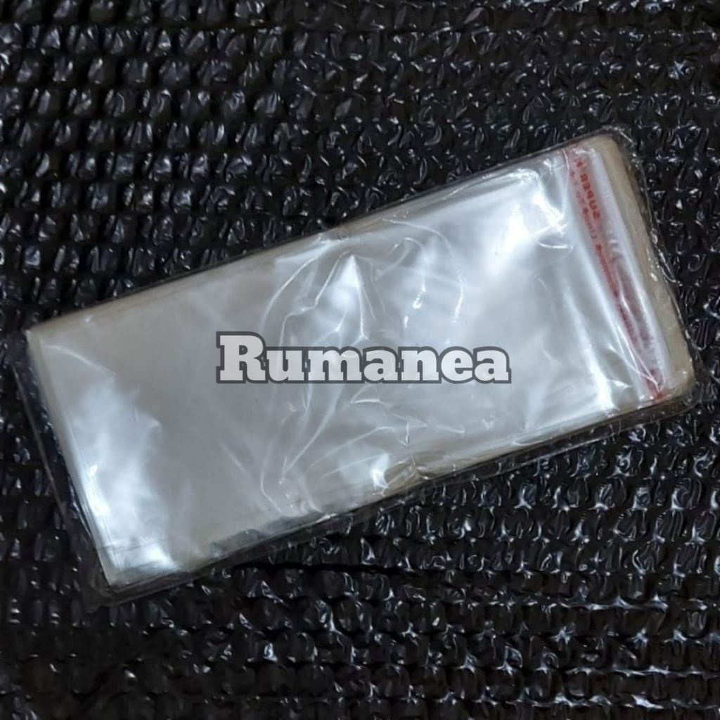 Plastik Opp Lem Plastik Uang Ukuran 7x15 Cm, 7x16 Cm Dan 8x16 Cm Warna Bening Per Pack Isi 100 Pcs