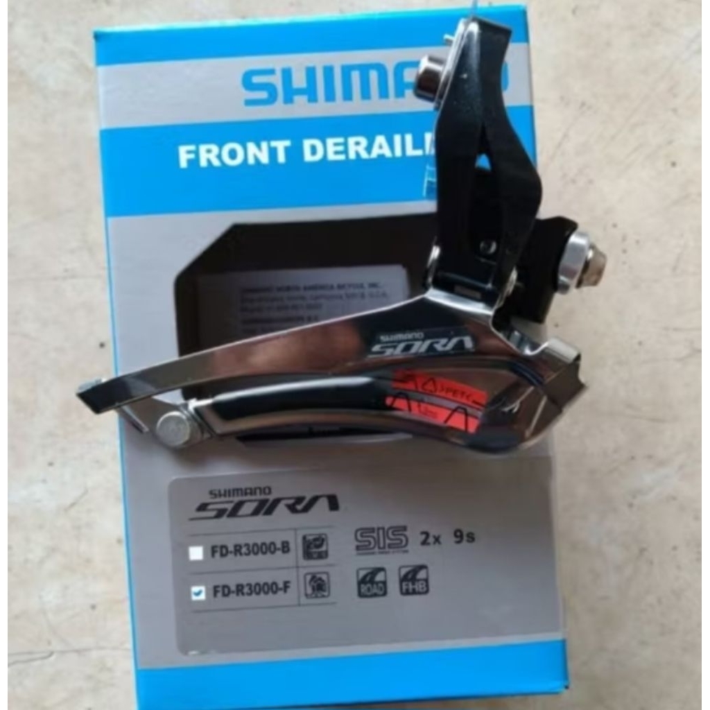 FD Shimano Sora 2 speed braze on bisa sprocket 8, 9, 10t