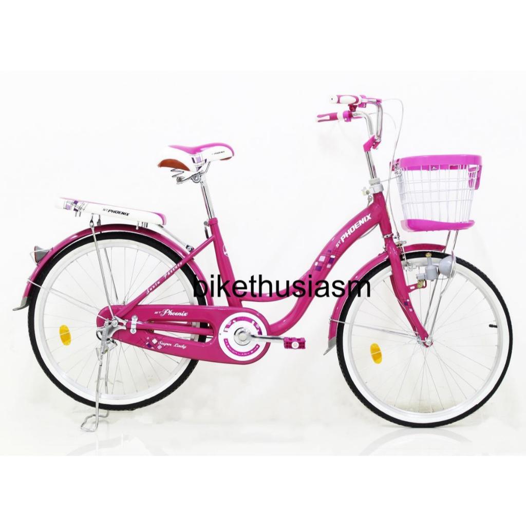 Sepeda Mini Perempuan ST Phoenix 9920 Ukuran 24 26 Inch