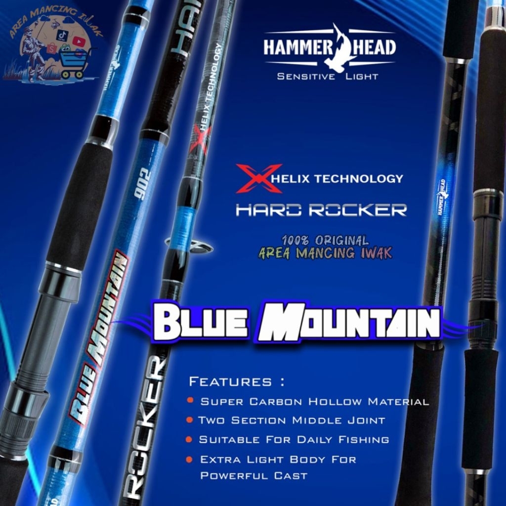 Joran HAMMERHEAD BLUE MOUNTAIN 902/1002/1102/1202 Shore Casting - Joran Popping