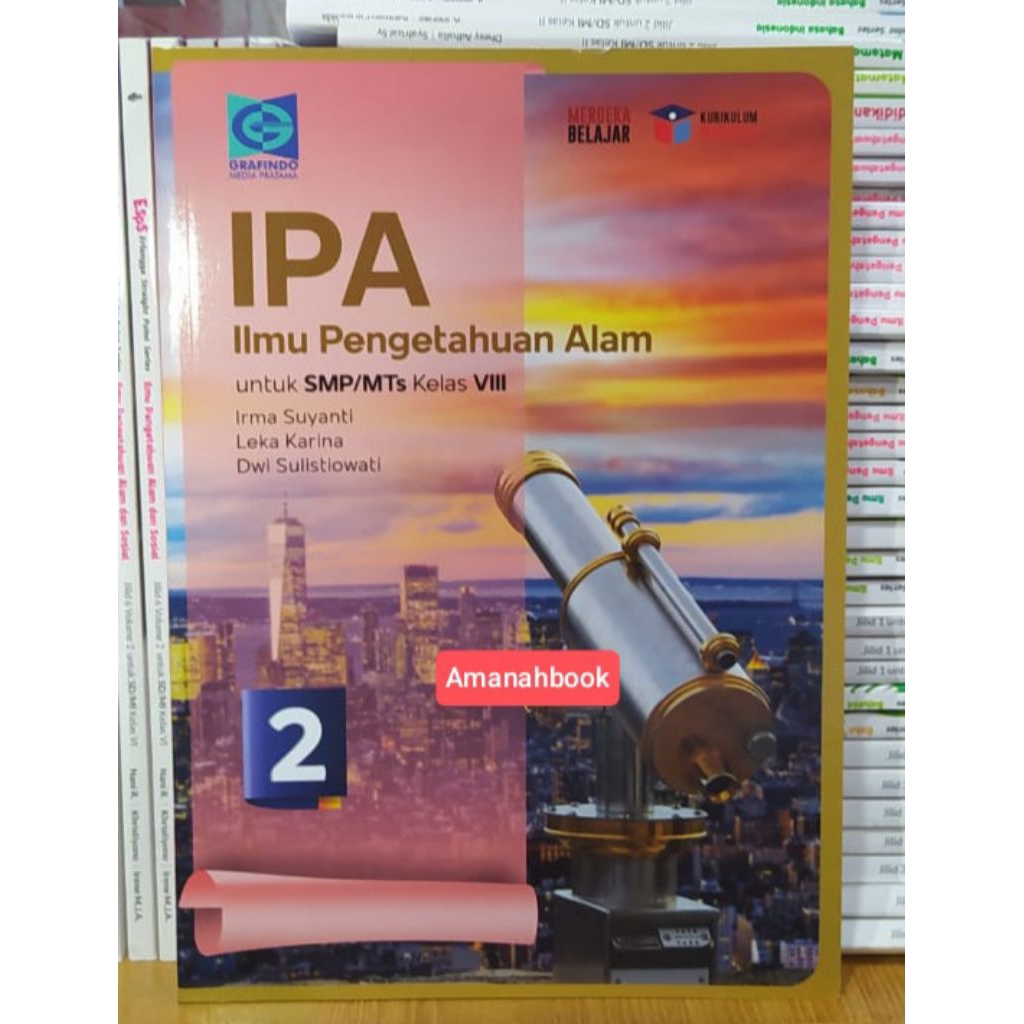 Buku IPA SMP Kelas 8 kurikulum Merdeka Grafindo