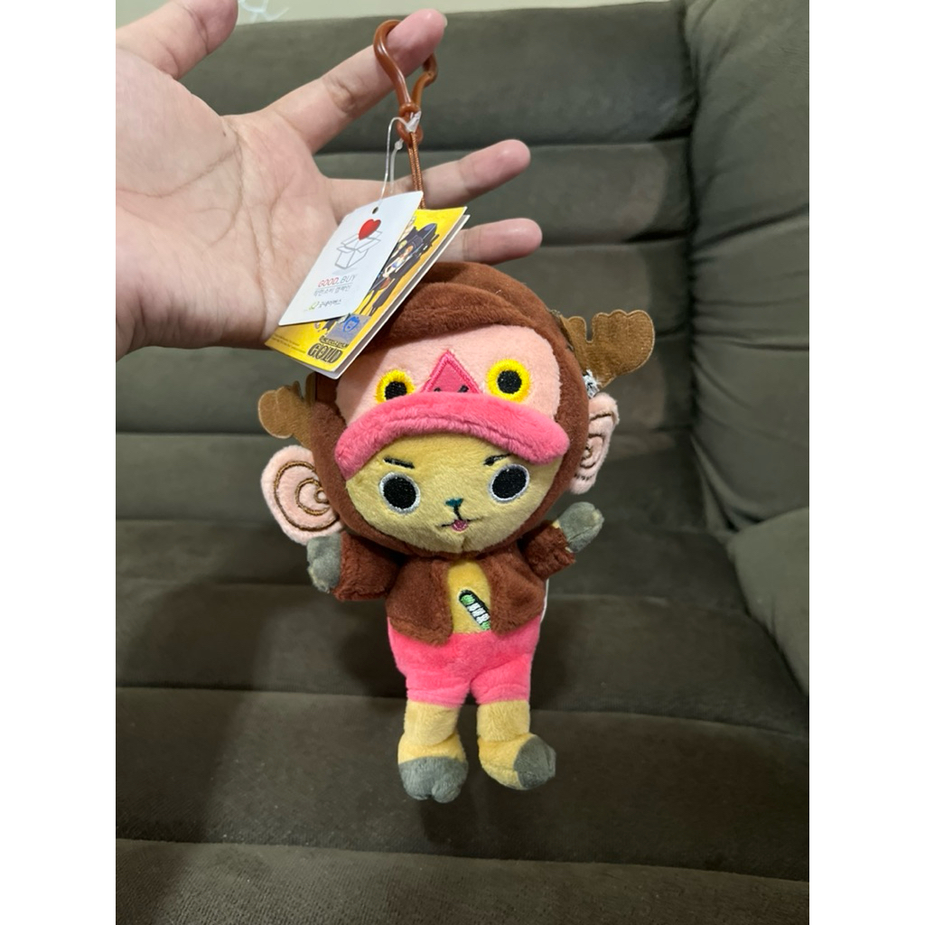 [BARU] Gantungan kunci/tas boneka one piece CHOPPER monkey original newtag