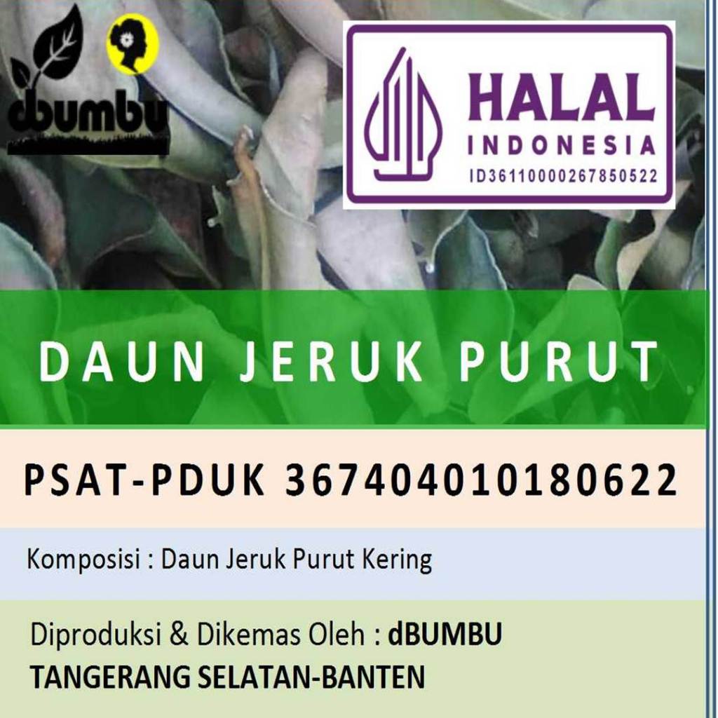 

Daun Jeruk Purut Kering 1 kg